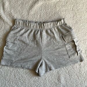 Stylish Gray Women's Cargo Shorts